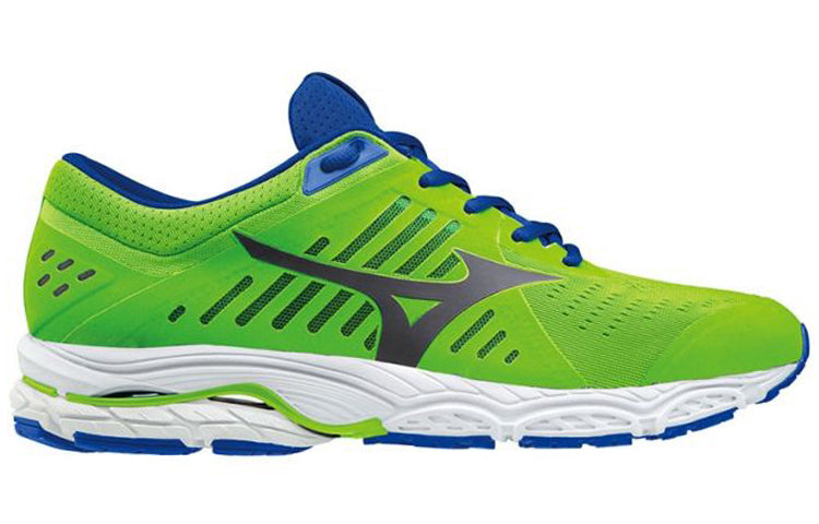 Mizuno Wave Stream Low Tops Wear-resistant Green Blue J1GC181909