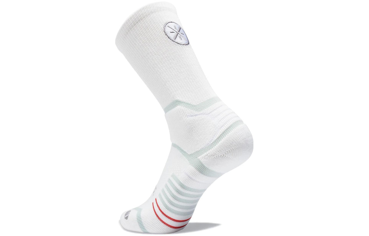 Li-Ning Way Of Wade Mid Cut Basketball Socks 'White' AWLT063-2