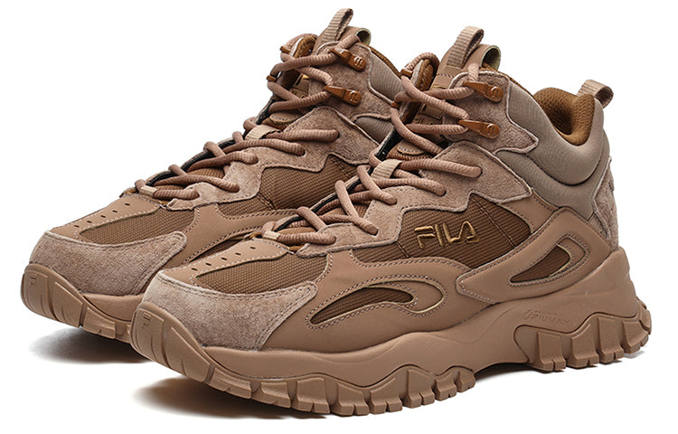 FILA Tracer High-Top Running Shoes Coffee F12M141125FBT
