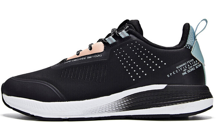 (WMNS) 361 Degrees x QU!K Light Breathable Running Shoes 'Black' 581932267F-4