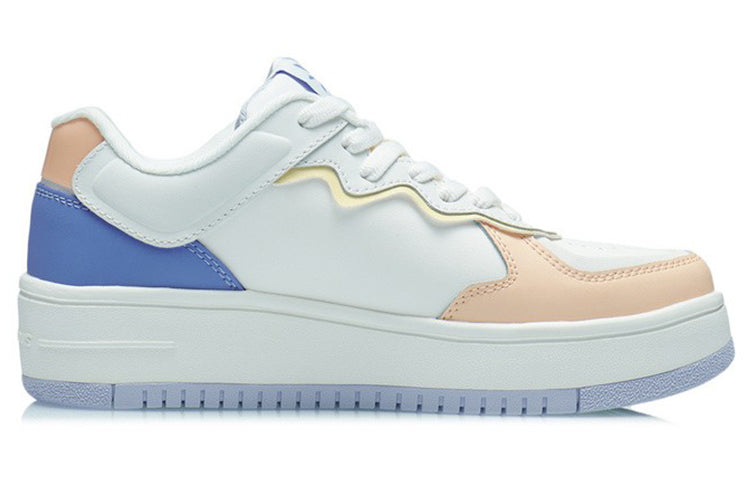 (WMNS) Li-Ning Classic Skateboarding 'White Pink Teal' AGCR304-2