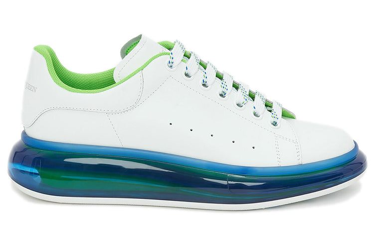 Alexander McQueen Oversized Sneaker 'Transparent Sole - White Blue' 662657WHYBY9467