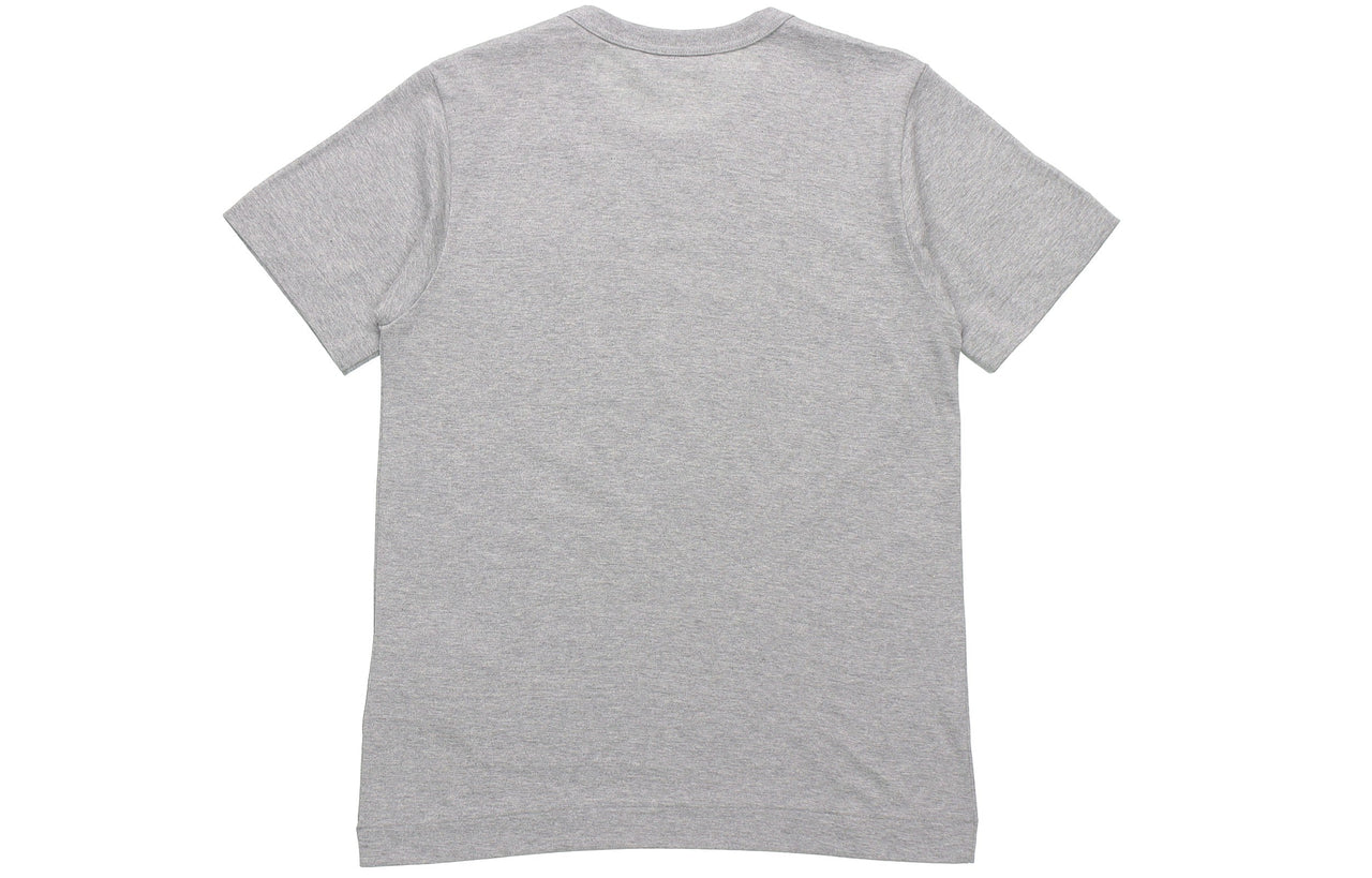 (WMNS) COMME des GARCONS PLAY Small Logo Short Sleeve Tee 'Grey' AZ-T075-051-1