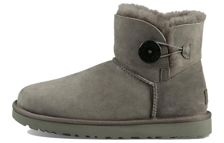 (WMNS) UGG Mini Bailey Button II 'Grey' 1016422-GREY