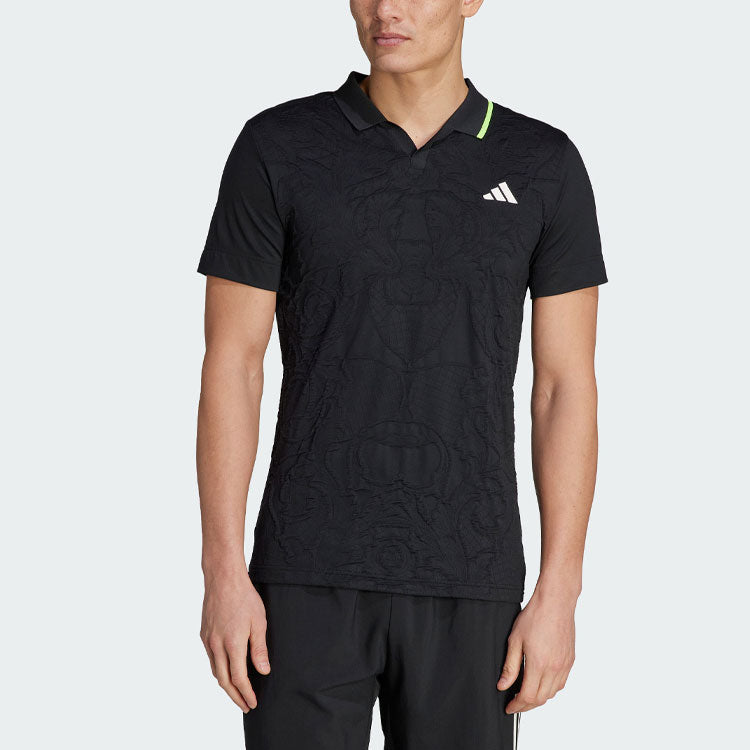 adidas AEROREADY FreeLift Pro Tennis Polo Shirt 'Black' IB5481