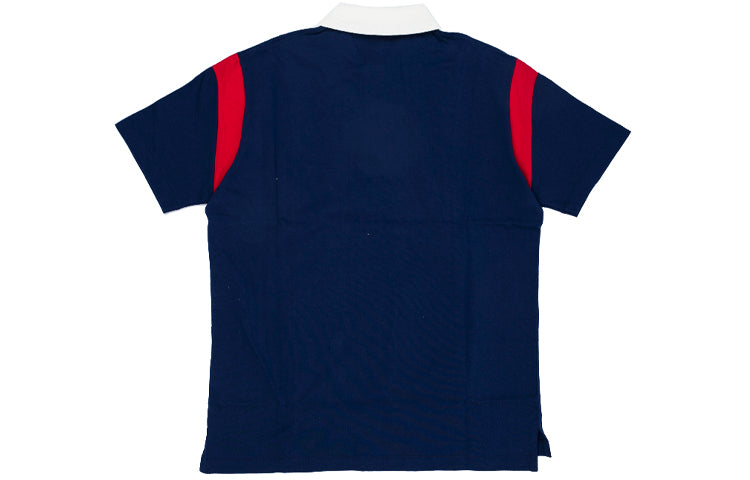 Men's Gucci Adornment Interlock G Short Sleeve Blue Polo Shirt 560512-XJATW-4594