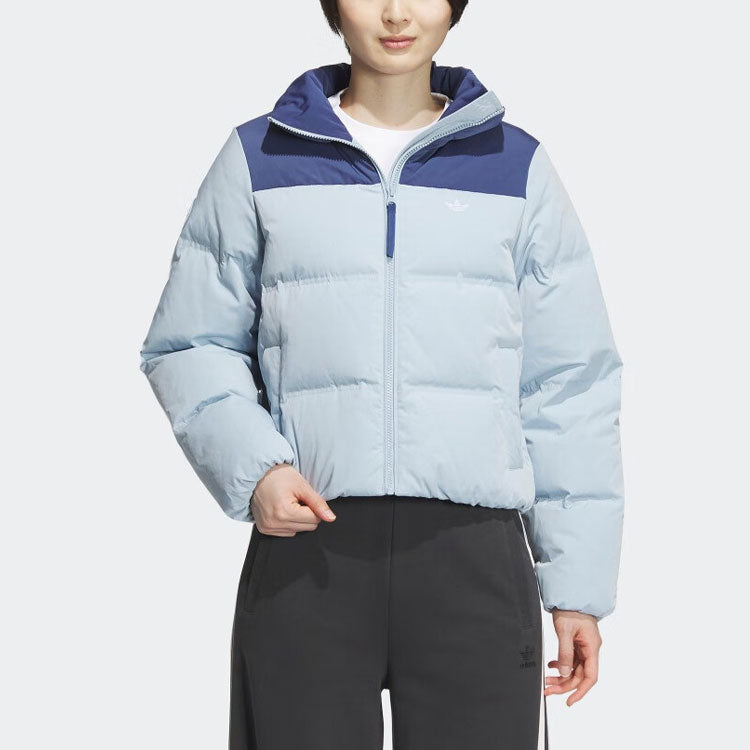 (WMNS) adidas Originals Short Down Jacket 'Blue' IU4814