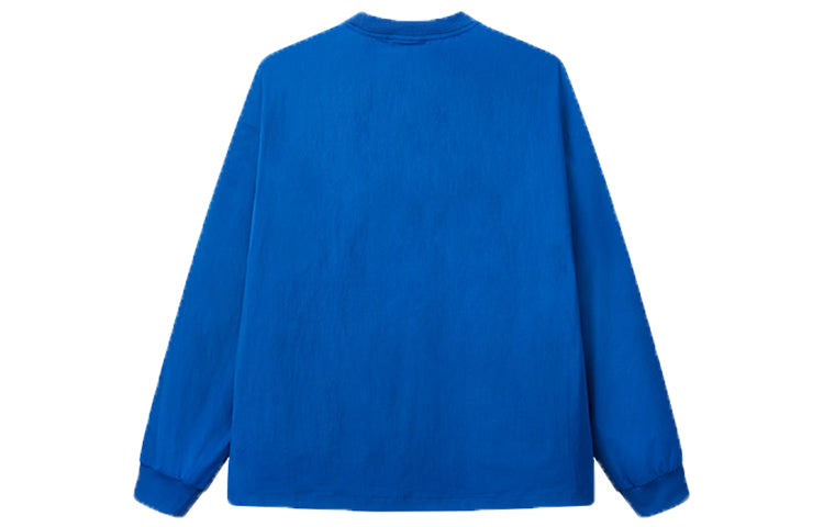 Men's FILA Woven Loose Sports Blue Tops F11M038226F-DB