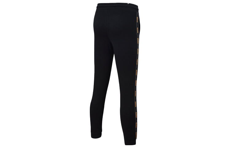 PUMA Holiday Pack Sweatpants 'Black Yellow' 586352-01