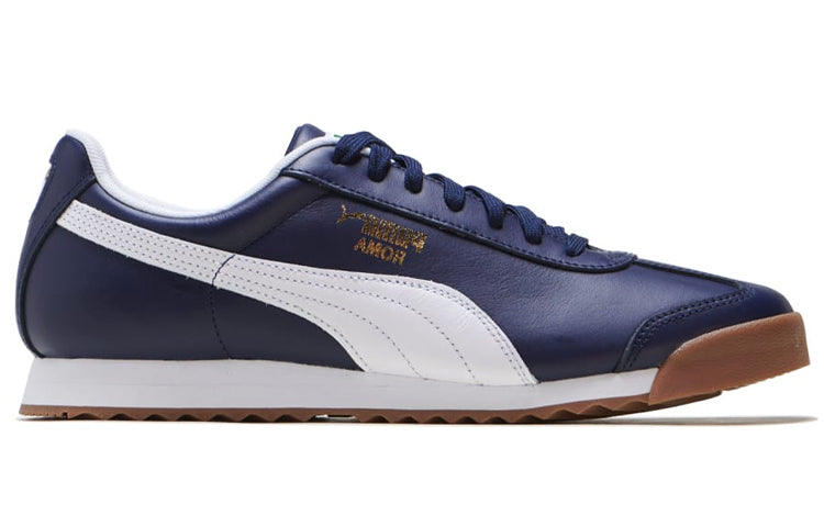 PUMA Roma Classic Gum Low-top Running Shoes Blue 366408-07
