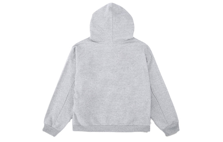 (WMNS) Levi's Alphabet Pure Cotton Hoodie Gray 85280-0008