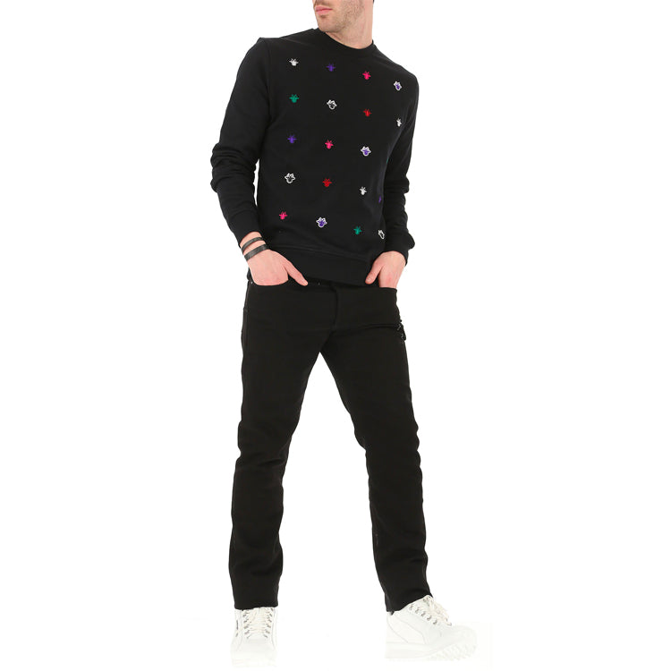 DIOR Homme Bee Embroidered Pullover For Men Black 333J666M0500-979