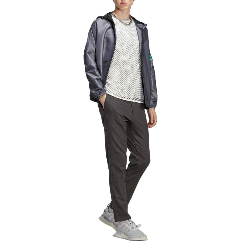 adidas Classic Windbreaker 'Silver Purple' HR5333