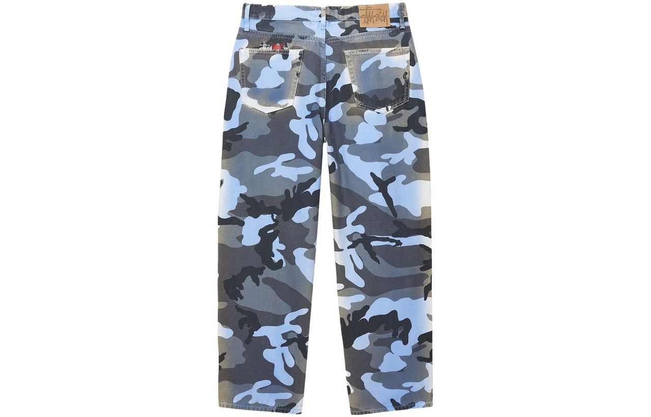 Stussy Spray Dye Canvas Big Ol Jean 'Blue' 116640