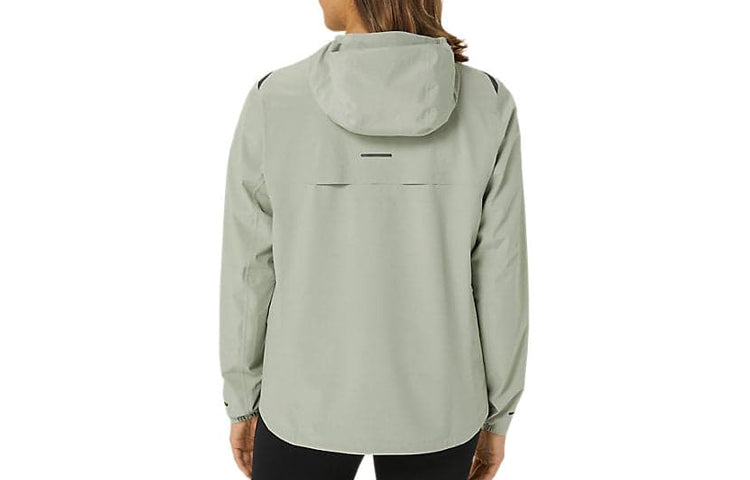 (WMNS) ASICS Accelerate Waterproof 2.0 Jacket 'Olive Grey' 2012C219-303