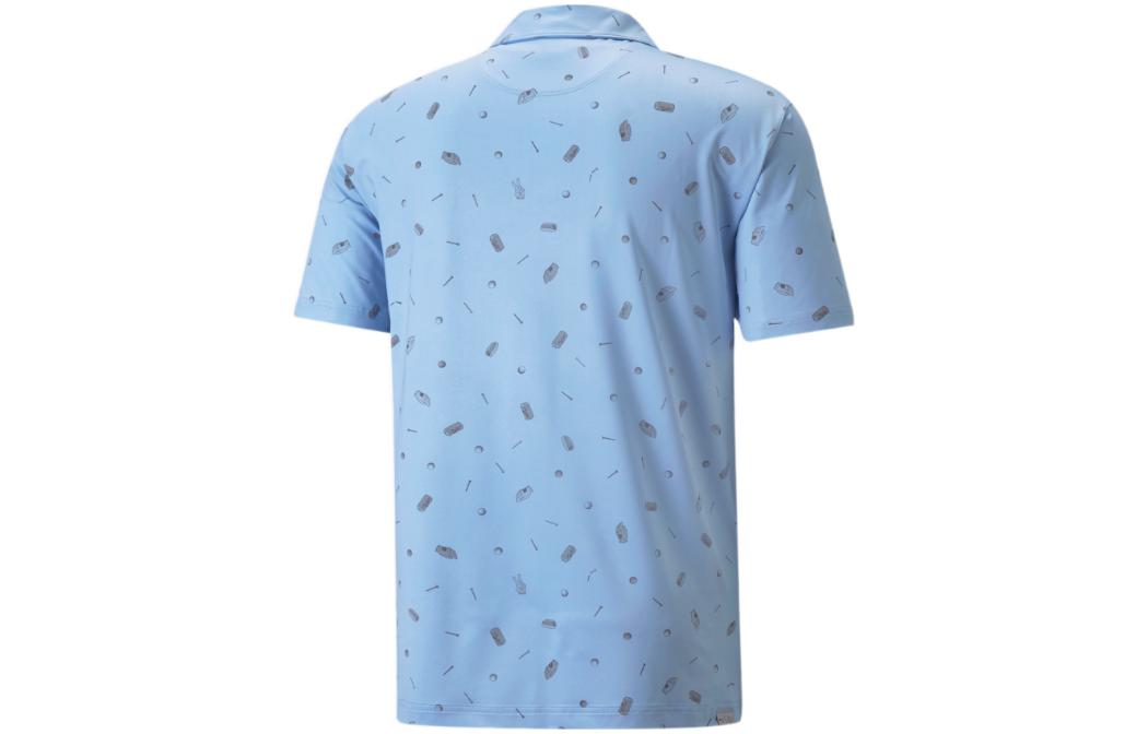 PUMA MATTR Snack Shack Polo Shirt 'Blue' 532116-02