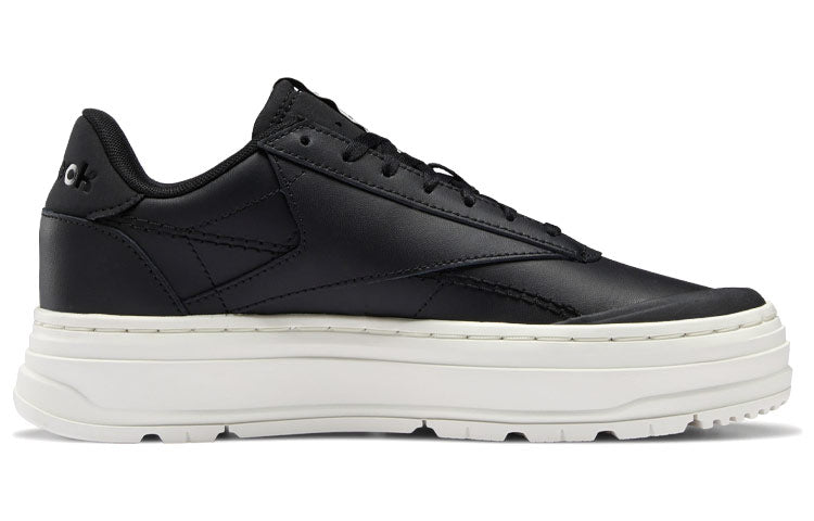 (WMNS) Reebok Club C Double Geo 'Black Chalk' H69142