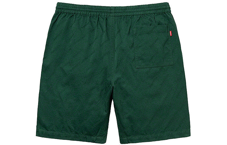 Supreme FW19 Week 1 Jacquard Logos Twill Short logo SUP-FW19-137