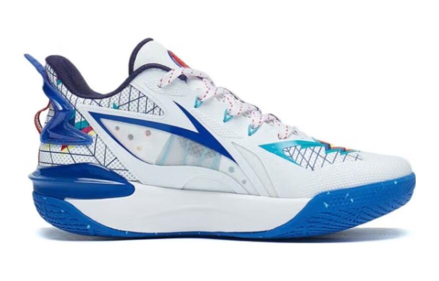 (GS) Li-Ning Pioneer Team 3.5 Low 'White Blue Red' YKBT042-13