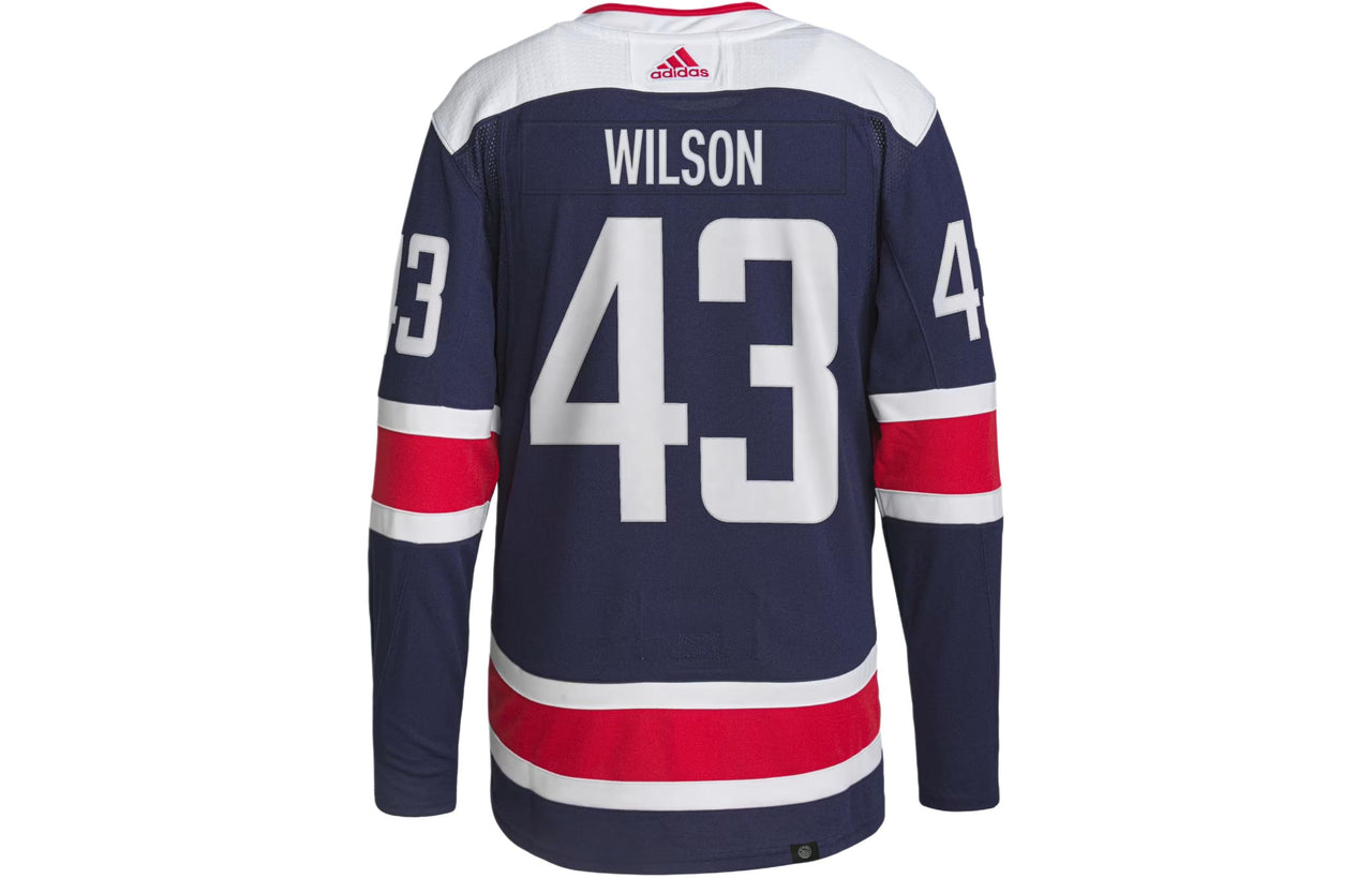 adidas Capitals Wilson Third Authentic Jersey Asia Sizing 'Navy White Red' HG7191