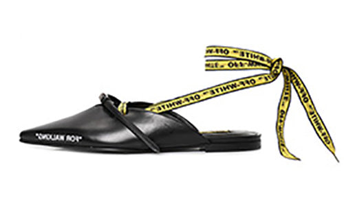 (WMNS) Off-White Black Slippers OF2D2X001