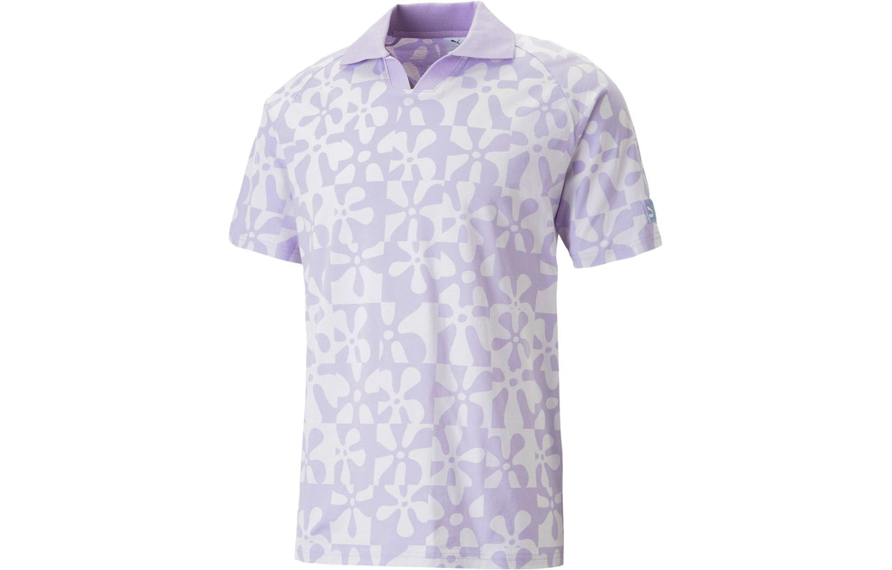 PUMA x Spongebob Printed Polo Shirt 'Purple' 620688-25