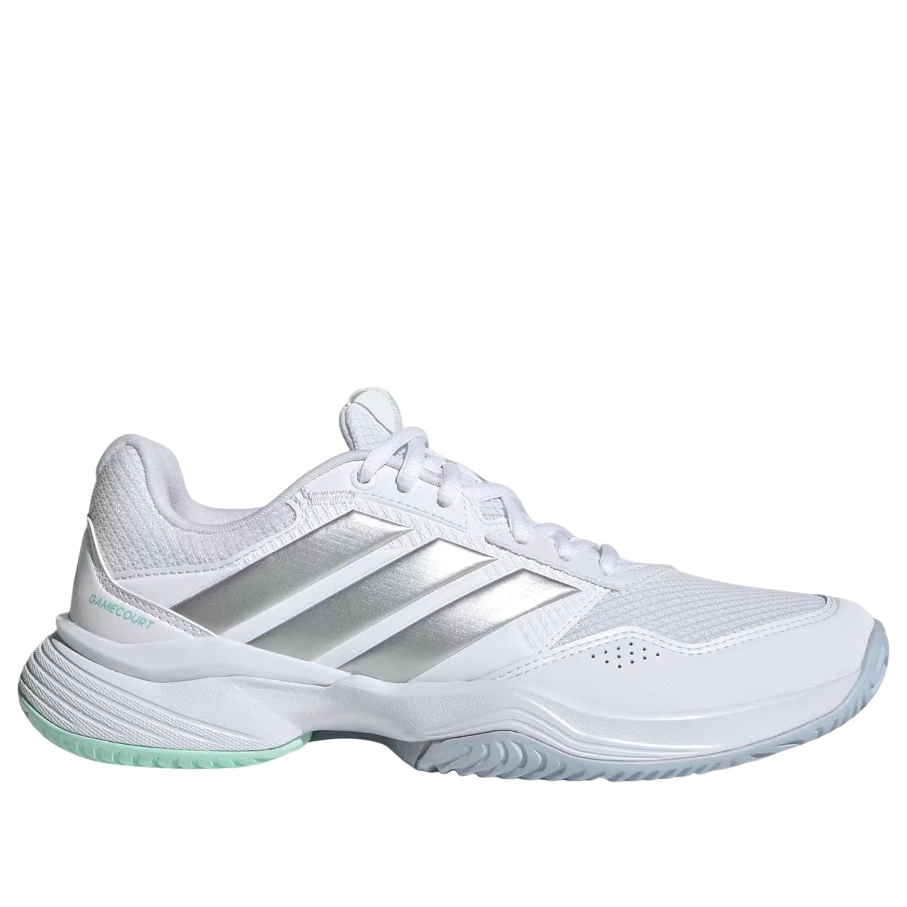(WMNS) adidas GameCourt 3 All Court Tennis 'White Silver Metallic' KI2864
