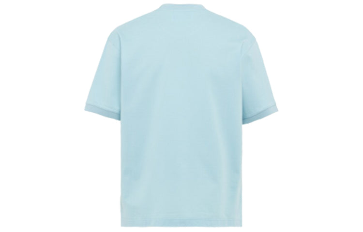 Men's PRADA Printing Knit Short Sleeve T-Shirt UJN655-1WL0-F0W2J-S-201