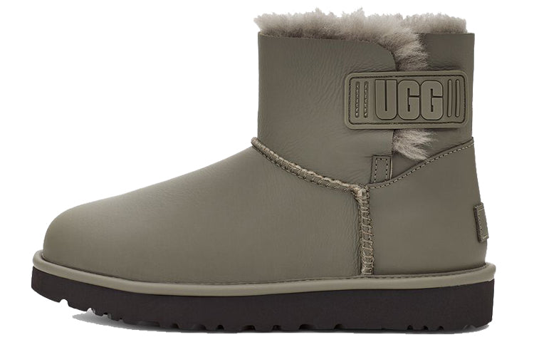 (WMNS) UGG Mini Bailey Logo Strap 'Army Green' 1123623-UMSW