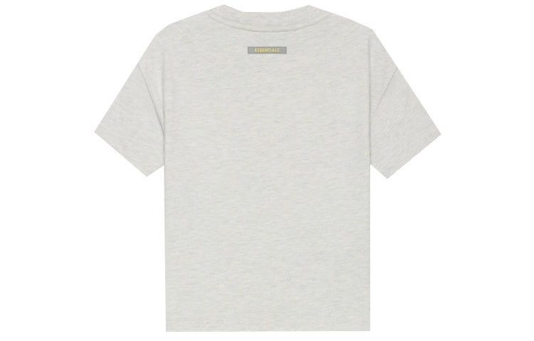 (GS) Fear of God Essentials SS21 Short Sleeve Tee Light Heather Oatmeal T FOG-SS21-540