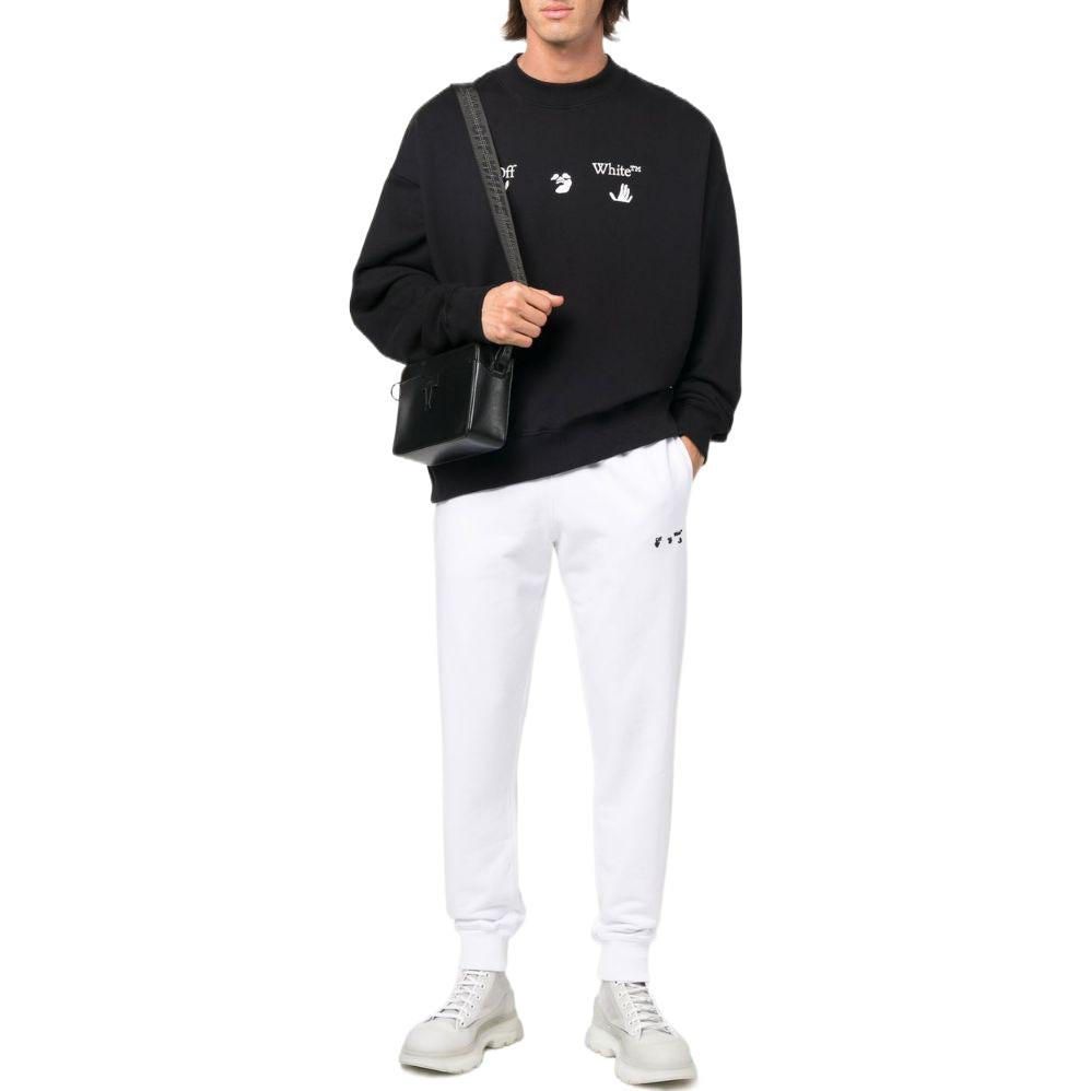 Off-White SS22 Bundle Feet Sports Pants 'White' OMCH033C99FLE0030110