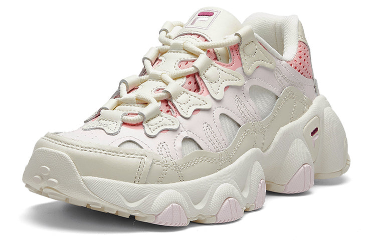 (WMNS) FILA Jagger Retro Running Shoes White/Pink T12W021104FSS
