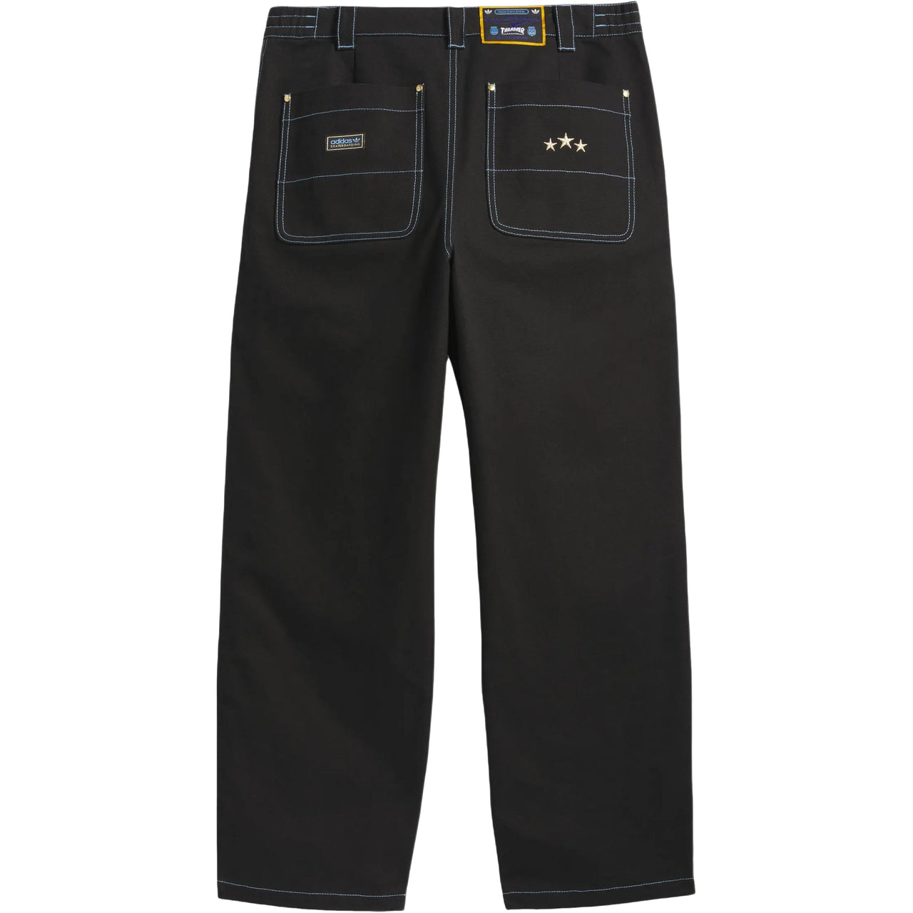 adidas Argentina x Thrasher Chino Pants Asia Sizing 'Black' KX4550