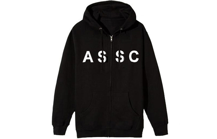 ANTI SOCIAL SOCIAL CLUB Logo hooded Zipper Unisex Black ASSW364