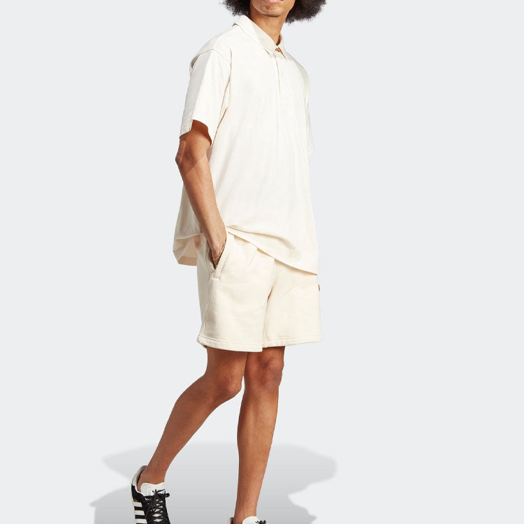 adidas Premium Essentials Polo Shirt 'Beige' HR2979