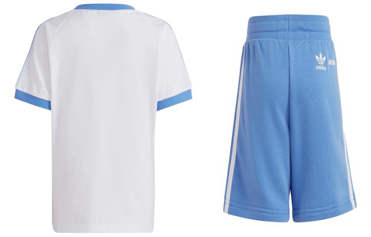 (PS) adidas x Moomin T-Shirts Suit 'White Blue' IC5630