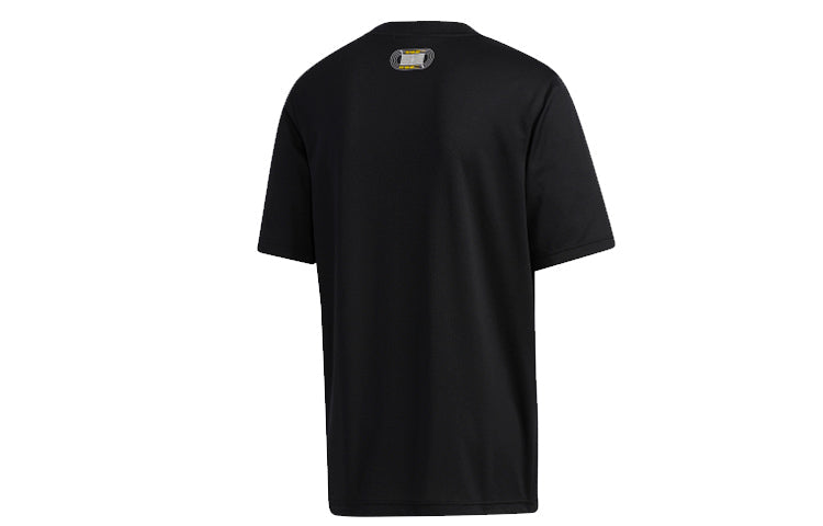adidas originals MIC Ru Shirt Sports Round Neck Short Sleeve Black GP3478