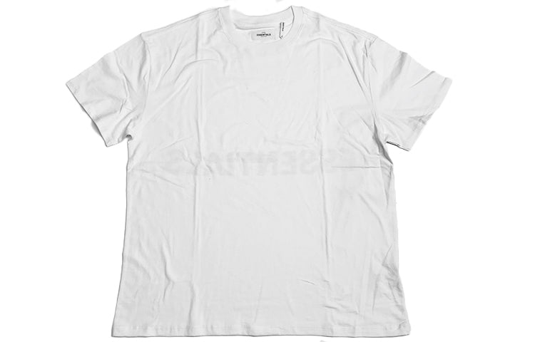 Fear of God Essentials FW19 Boxy Logo White Logo Tee FOG-FW19-18