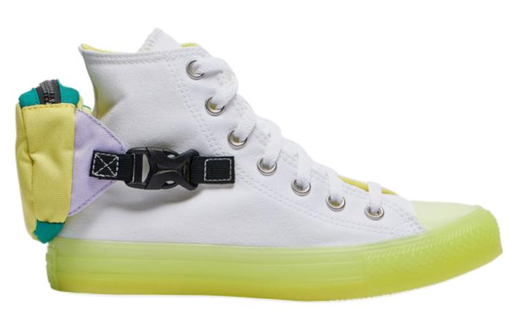 (WMNS) Converse Chuck Taylor All Star Buckle Up High Top 'White Volt' 569032C