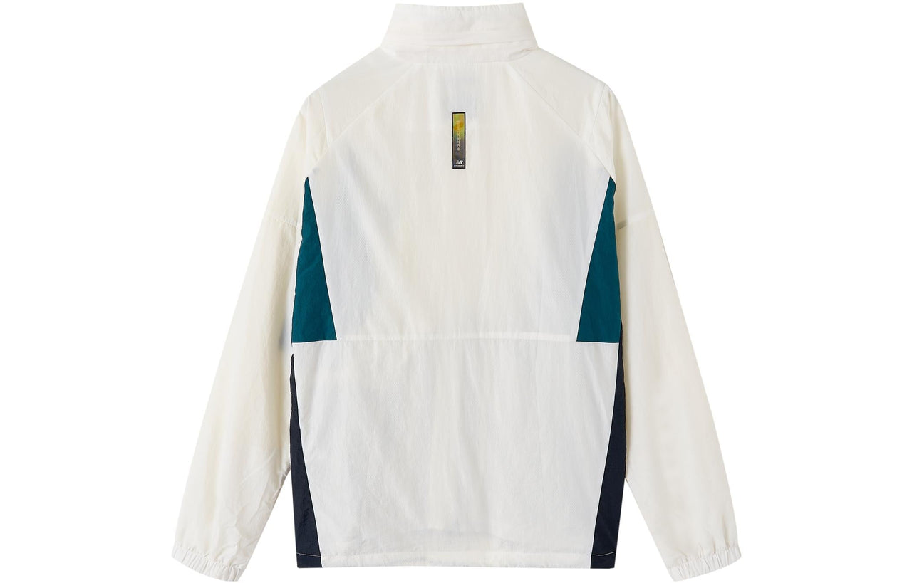 New Balance Athletics Higher Learning Windbreaker Asia Sizing 'White' NAA33013-IV
