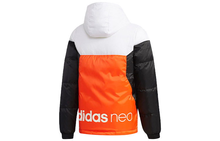 adidas neo protection against cold Stay Warm hooded down Jacket White EI4426