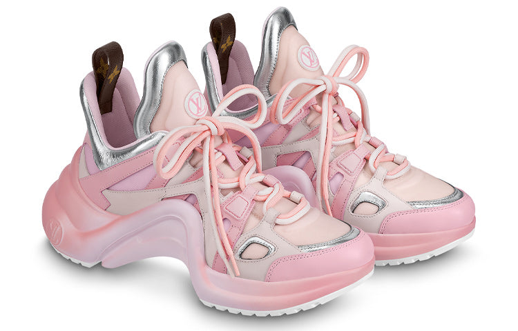 (WMNS) حذاء رياضي Archlight 1.0 من LOUIS VUITTON باللون الوردي الفضي 1AACLU