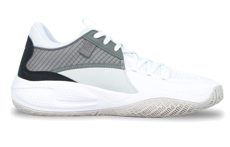 حذاء كورت رايدر من PUMA باللون الأبيض والأحمر 195064-04