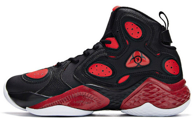 361 Degrees Aaron Gordon QU!KFOAM Basketball Shoes 'Black Red' 571941110-5