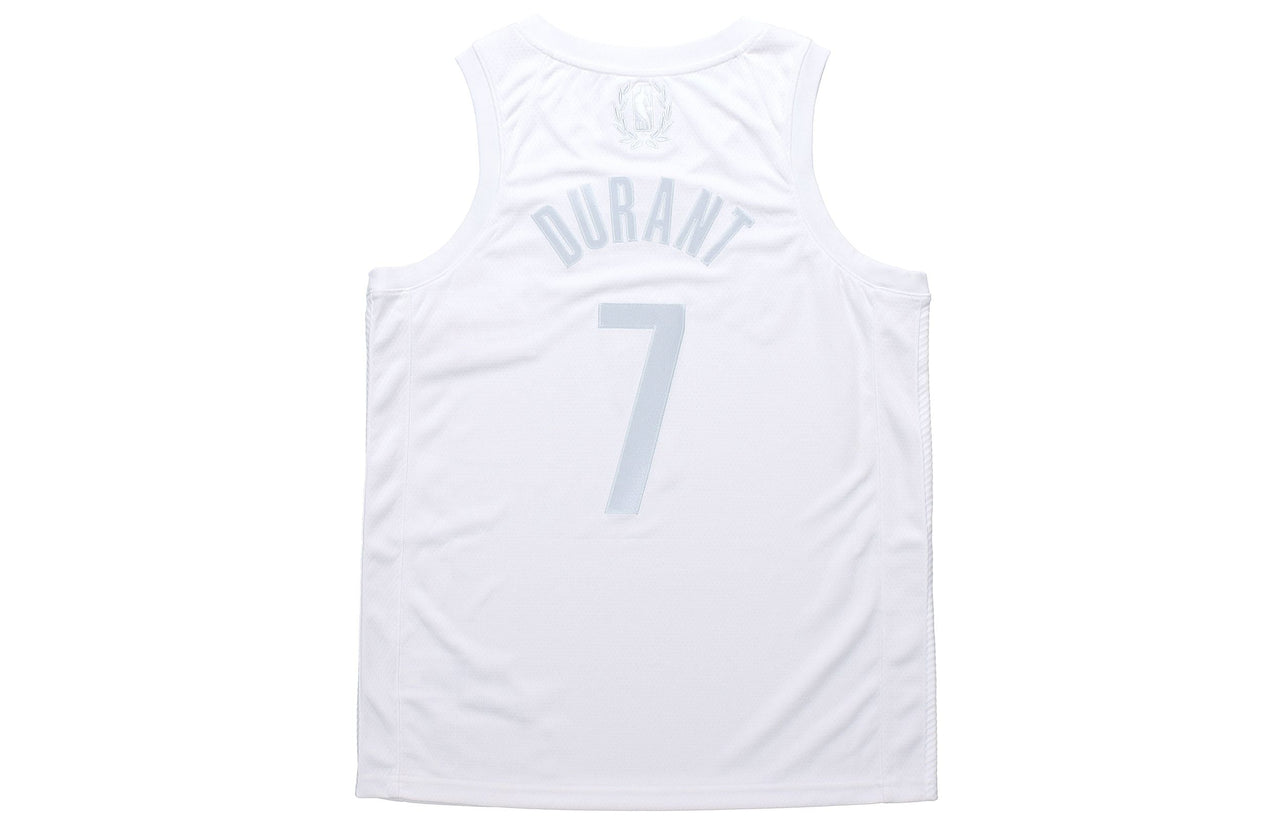 قميص كرة السلة NBA للرجال من Nike Kevin Durant 20 Swingmen Jersey Basket Pria White CW7449-100
