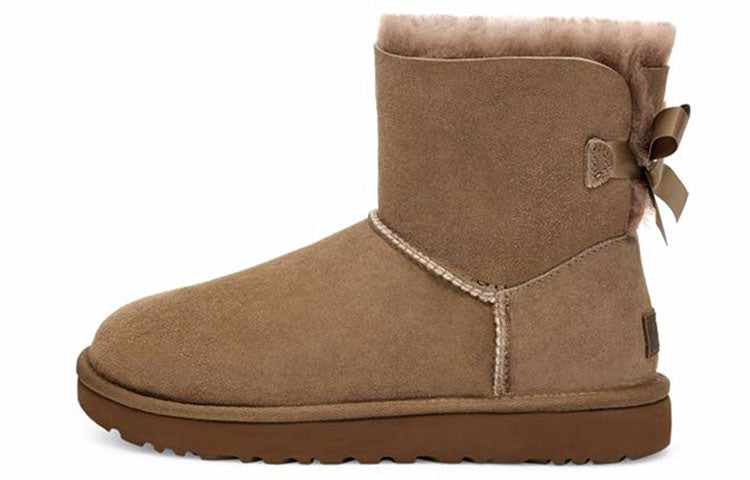 (WMNS) UGG Mini Bailey Bow II 2.0 'Brown' 1016501-HCK