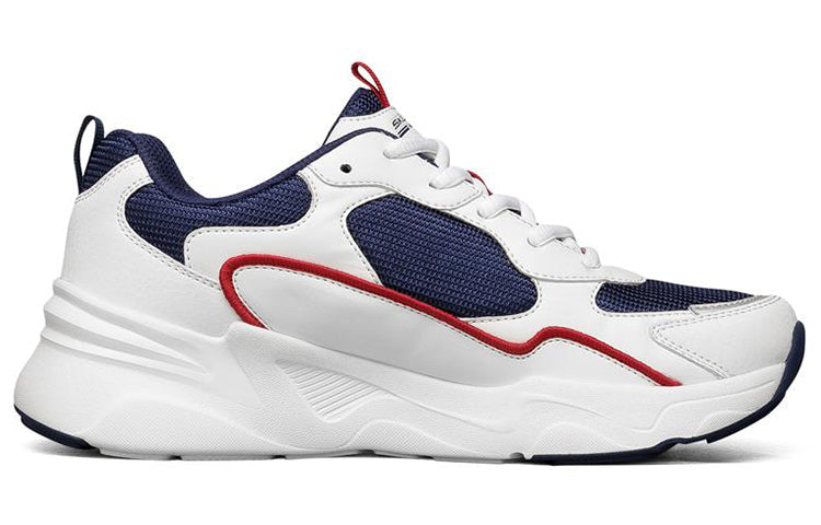 (WMNS) Skechers Bob s Bamina Low-Top White/Blue/Red 117041-WNVR