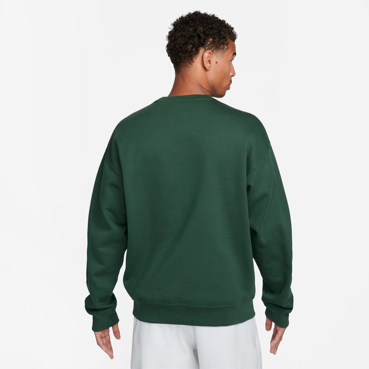 Nike Solo Swoosh Fleece Crew Sweatshirt 'Green' DX1361-323