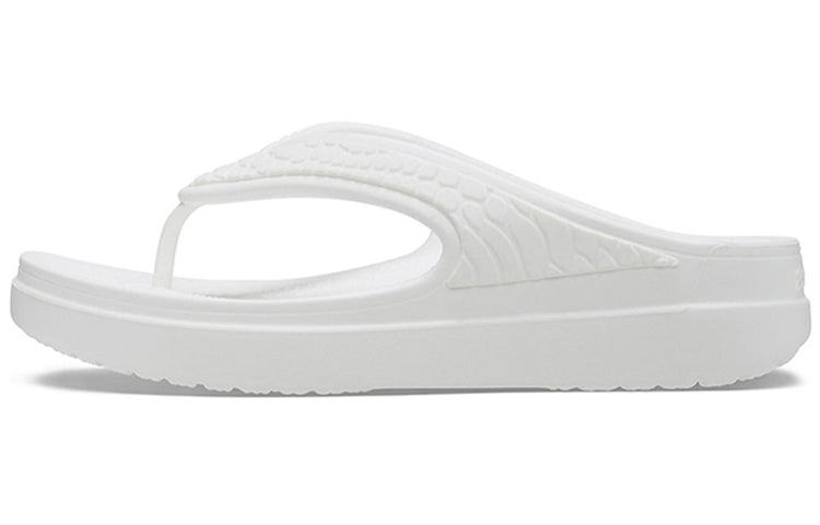(WMNS) Crocs Sloane Snake Lightweight Cozy Sports Slippers White 206918-100