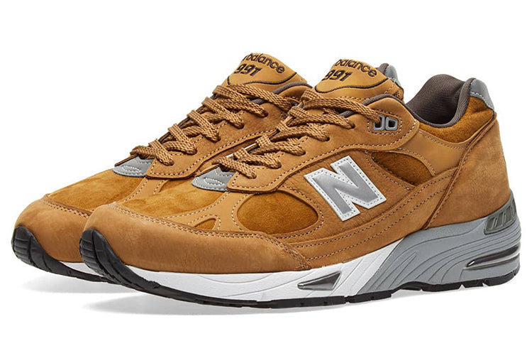 New Balance 991 Series Brown 'White Gray' M991PNT